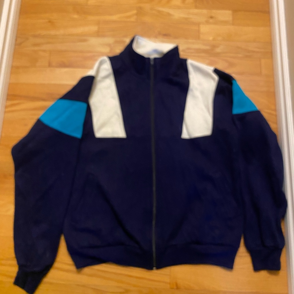 Foot locker Men's Blue and White Jacket